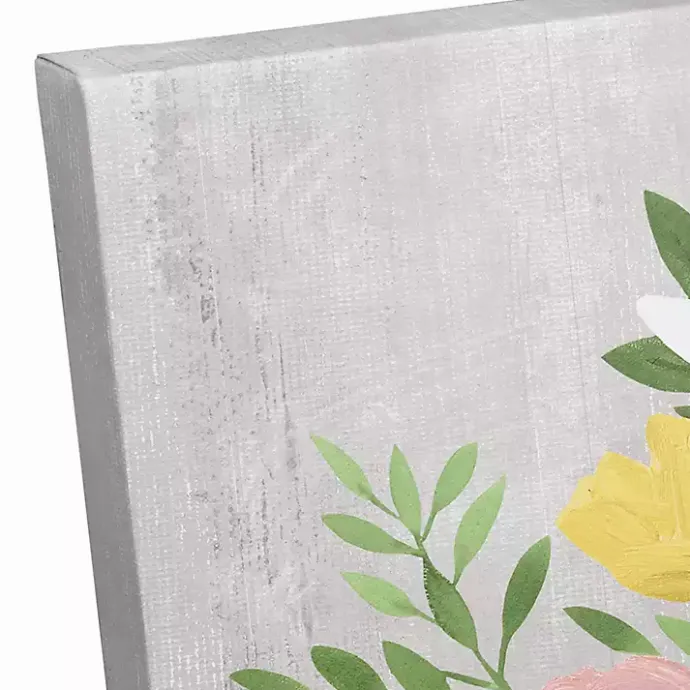 Sale Kirklands Home Personalized Monogram Bunny Canvas Art Print