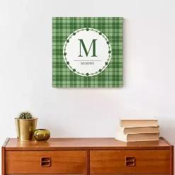 Outlet Kirklands Home Personalized Monogram Shamrock Canvas Art Print