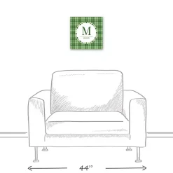 Outlet Kirklands Home Personalized Monogram Shamrock Canvas Art Print