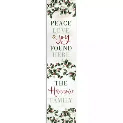 Outlet Kirklands Home Personalized Peace Love & Joy Porch Board