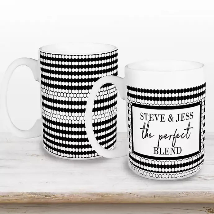 Sale Kirklands Home Personalized Perfect Blend Mugs, Set of 2