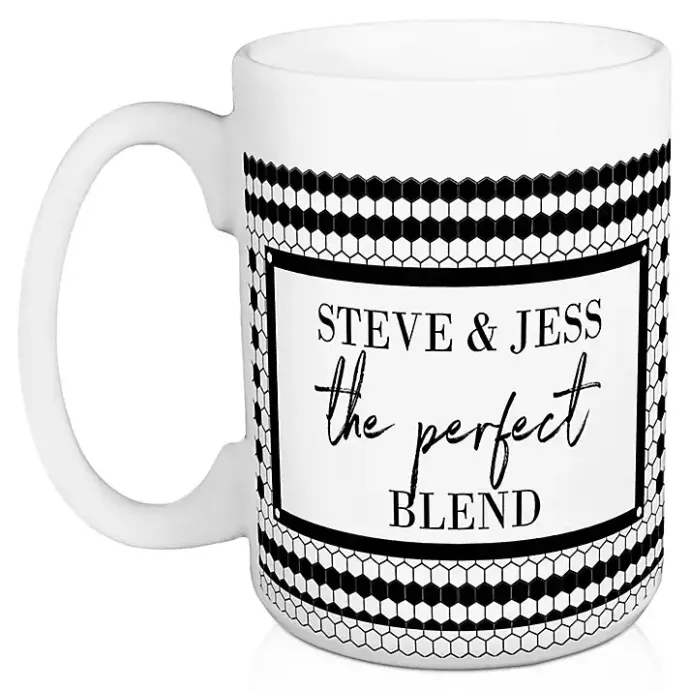 Sale Kirklands Home Personalized Perfect Blend Mugs, Set of 2