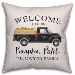Hot Kirklands Home Personalized Pumpkin Patch Truck Pillow