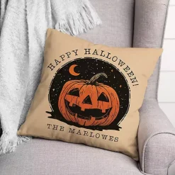 Online Kirklands Home Personalized Retro Jack O Lantern Halloween Pillow