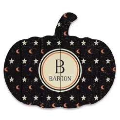 Hot Kirklands Home Personalized Star & Moon Pumpkin Wood Plaque