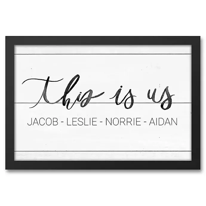 Outlet Kirklands Home Personalized This Is Us Canvas Wall Art