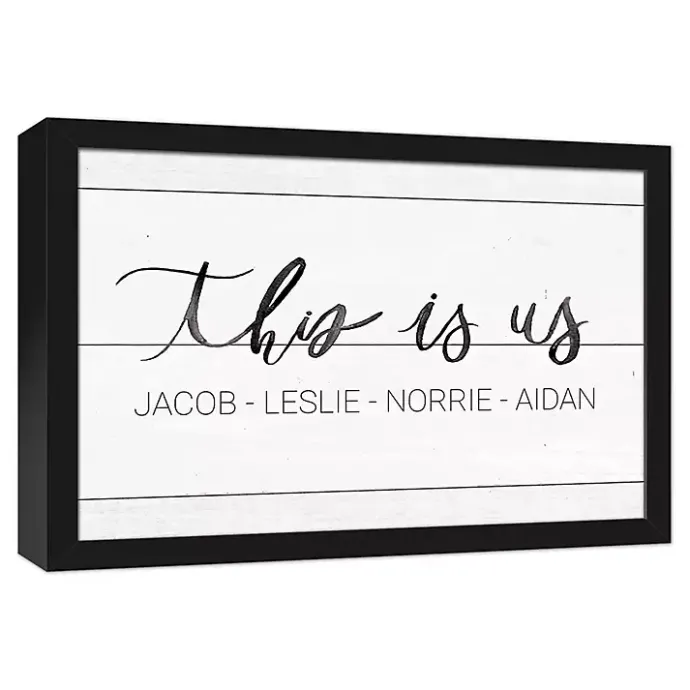 Outlet Kirklands Home Personalized This Is Us Canvas Wall Art