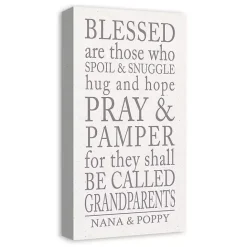 Kirklands Home Personalized Those Grandparents Canvas Wall Plaque