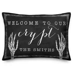 New Kirklands Home Personalized Welcome To Our Crypt Pillow