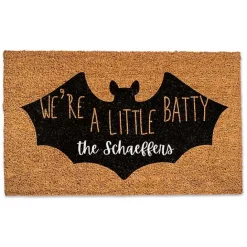 Kirklands Home Personalized We're a Little Batty Doormat