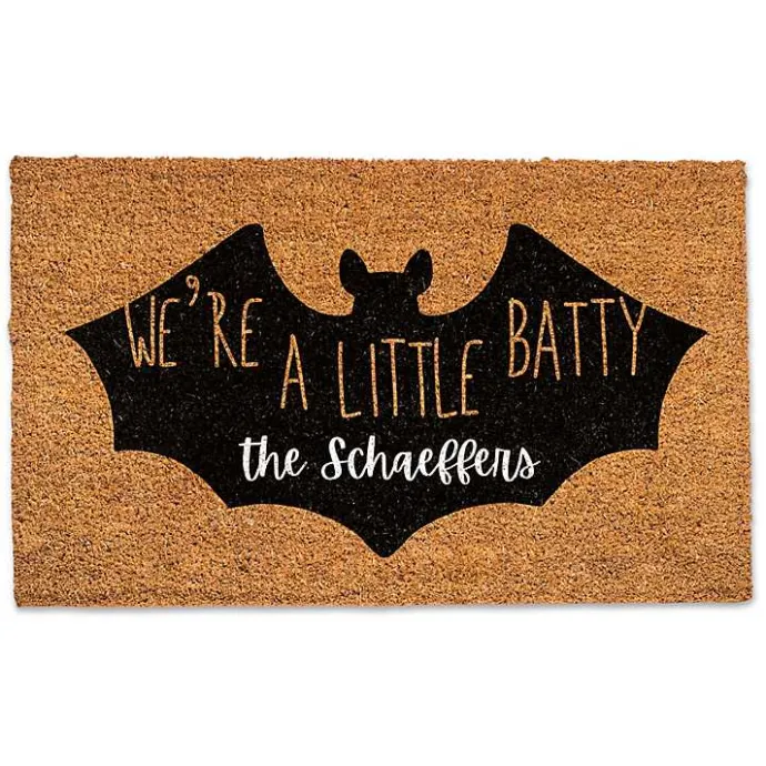 Kirklands Home Personalized We're a Little Batty Doormat
