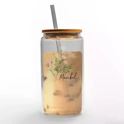 Outlet Kirklands Home Personalized Wildflower Floral Glass Cup