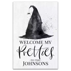 Best Kirklands Home Personalized Witch Hat Halloween Wall Art