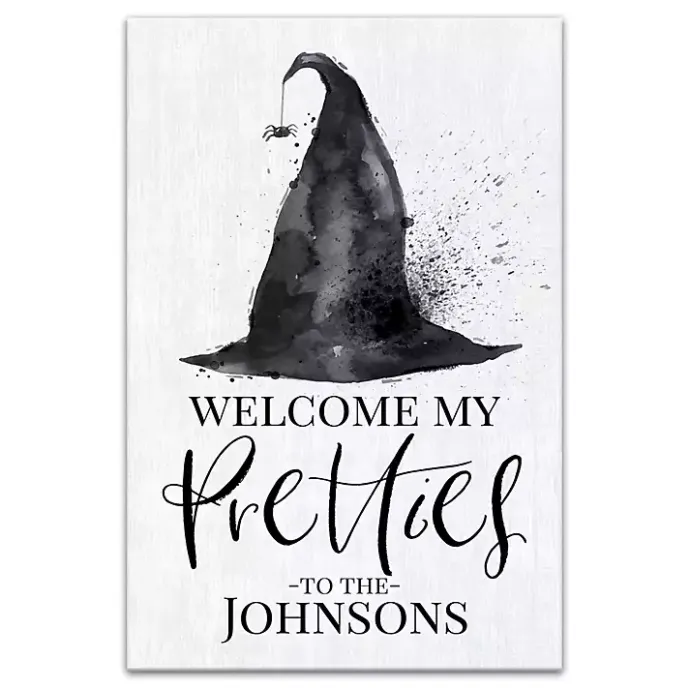 Best Kirklands Home Personalized Witch Hat Halloween Wall Art