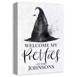 Best Kirklands Home Personalized Witch Hat Halloween Wall Art