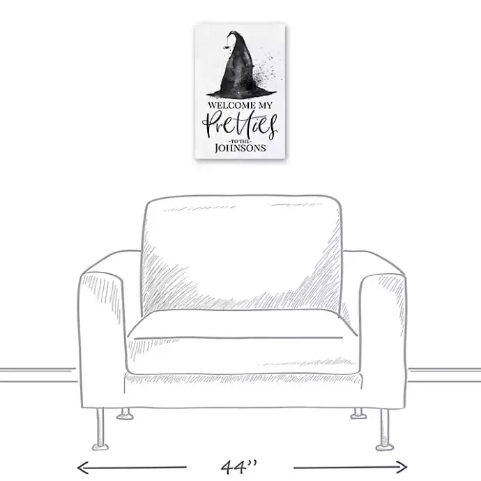 Best Kirklands Home Personalized Witch Hat Halloween Wall Art