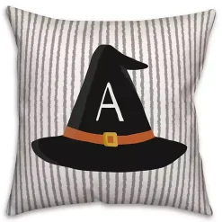 Online Kirklands Home Personalized Witch's Hat Monogram Pillow