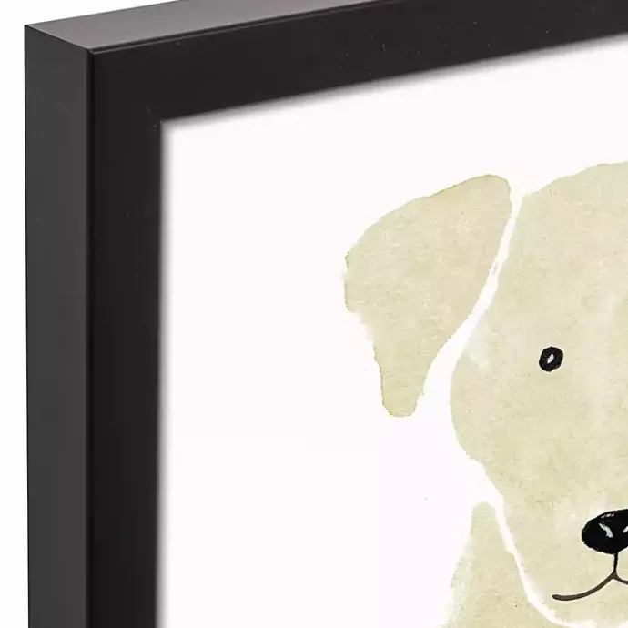 Outlet Kirklands Home Personalized Yellow Labrador Canvas Wall Plaque