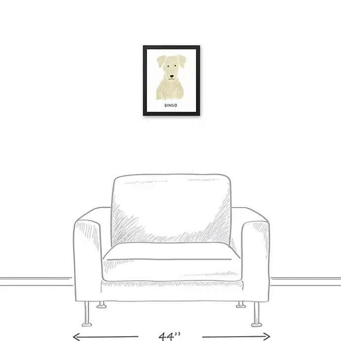 Outlet Kirklands Home Personalized Yellow Labrador Canvas Wall Plaque