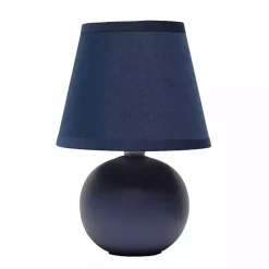 Clearance Kirklands Home Petite Orb Ceramic Table Lamp Blue
