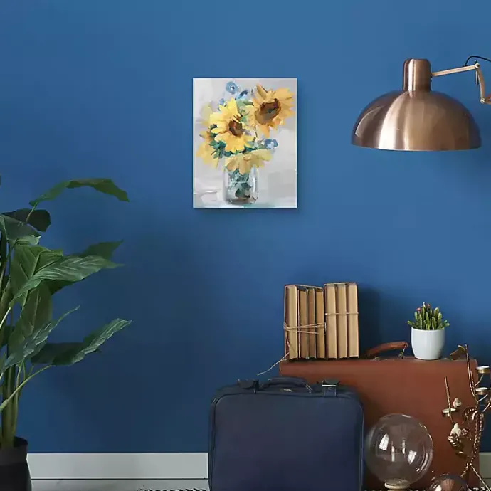 Sale Kirklands Home Petite Fleurs Sunflower II Canvas Art Print, 16x20