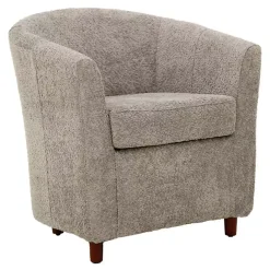 Sale Kirklands Home Pewter Boucle Parker Club Chair Gray