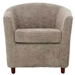 Sale Kirklands Home Pewter Boucle Parker Club Chair Gray