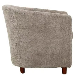 Sale Kirklands Home Pewter Boucle Parker Club Chair Gray