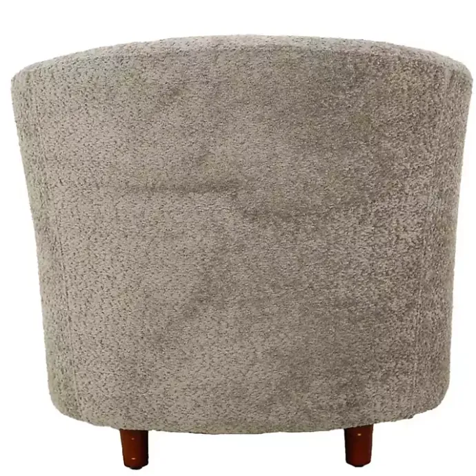 Sale Kirklands Home Pewter Boucle Parker Club Chair Gray