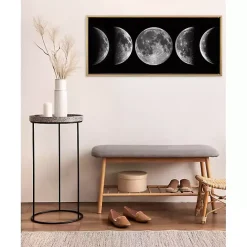 Kirklands Home Phases of the Moon Framed Canvas Art Print