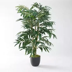 Outlet Kirklands Home Phoenix Palm Tree in Black Nursery Pot