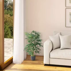 Outlet Kirklands Home Phoenix Palm Tree in Black Nursery Pot