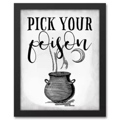 Hot Kirklands Home Pick Your Poison Halloween Wall Art