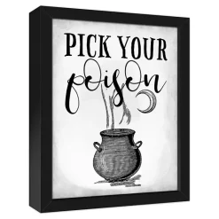 Hot Kirklands Home Pick Your Poison Halloween Wall Art