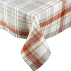 Sale Kirklands Home Picnic Plaid Cotton Tablecloth, 120 in. Multi