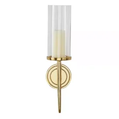 Hot Kirklands Home Pierre Polished Stem Sconce Gold