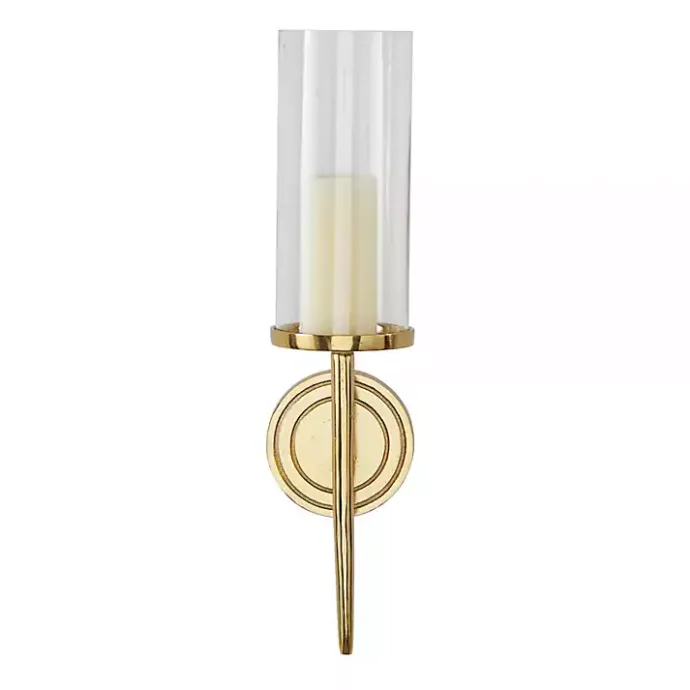 Hot Kirklands Home Pierre Polished Stem Sconce Gold