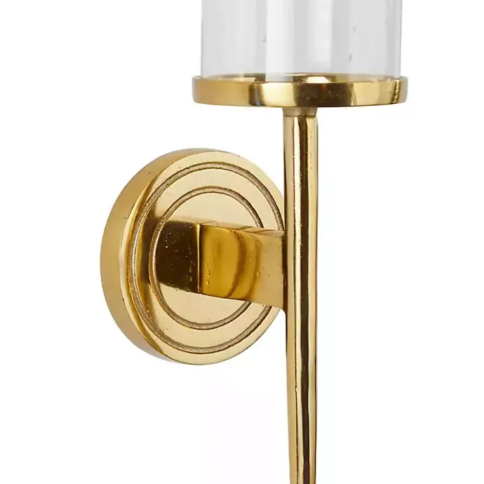 Hot Kirklands Home Pierre Polished Stem Sconce Gold