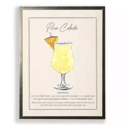 Clearance Kirklands Home Pina Colada Framed Art Print Yellow