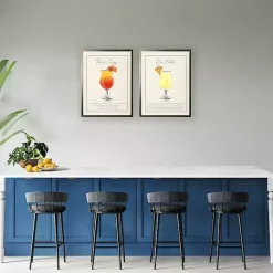 Clearance Kirklands Home Pina Colada Framed Art Print Yellow