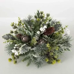 Clearance Kirklands Home Pine & Berry Jingle Bell Christmas Arrangement