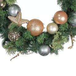Best Kirklands Home Pine and Star Ornaments Wreath