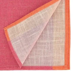 Sale Kirklands Home Pink and Orange Colorblock Table Runner