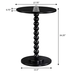 Hot Kirklands Home Beaded Spindle Accent Table Pink