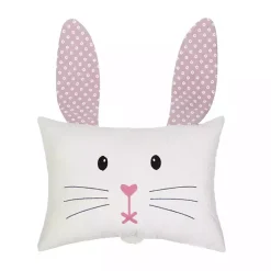 Best Kirklands Home Pink Bunny Face Pillow