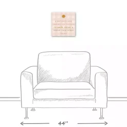 Outlet Kirklands Home Checkered A Mother's Love Canvas Art Print Pink