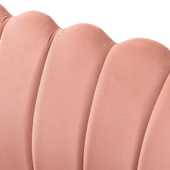 New Kirklands Home Donata Velvet Tufted Loveseat Pink