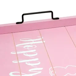 Best Kirklands Home Hoppy Easter Wood Tray Pink