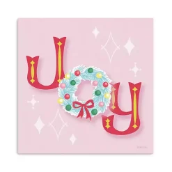 Hot Kirklands Home Pink Joy Wreath Canvas Print