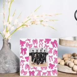 New Kirklands Home Pink Preppy Bows Picture Frame